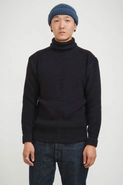 U Boat Roll Neck Sweater Ink