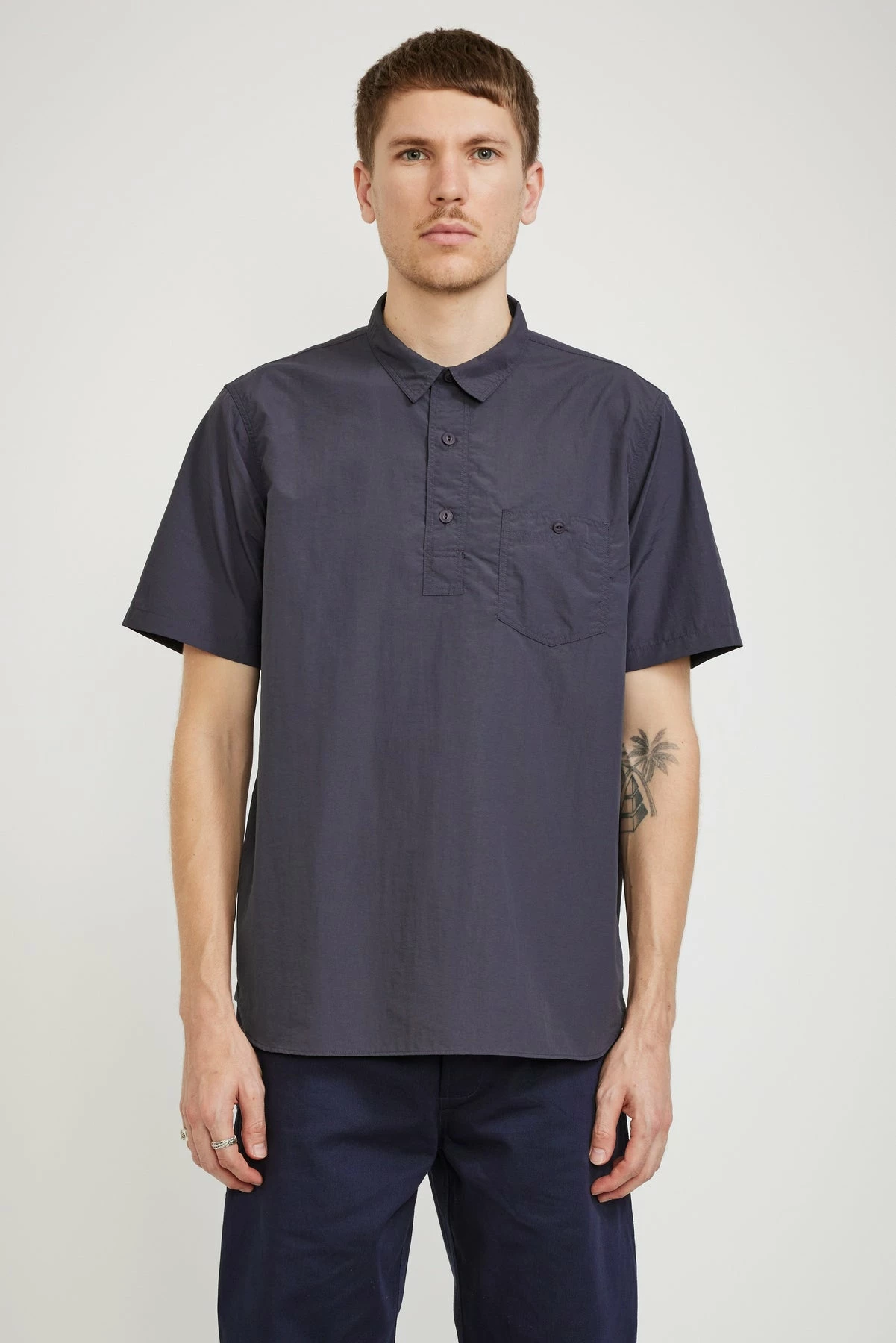 S/S Granton Shirt Slate Grey