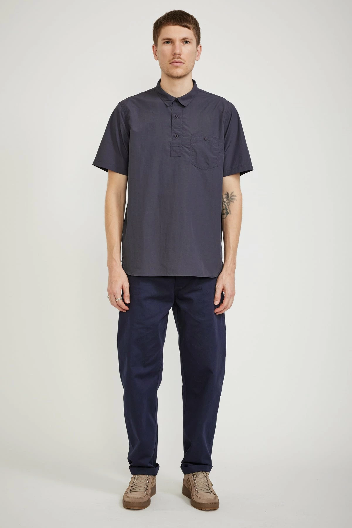 S/S Granton Shirt Slate Grey - Image 5