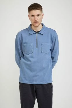 Quarter Zip Shirt Pigment Marine