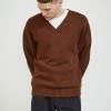 Ivy V-Sweater Brown