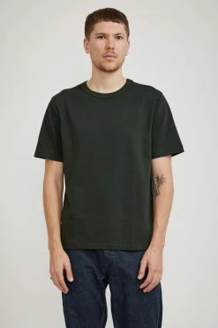 214 Loopwheeled Relaxed Tee Forest