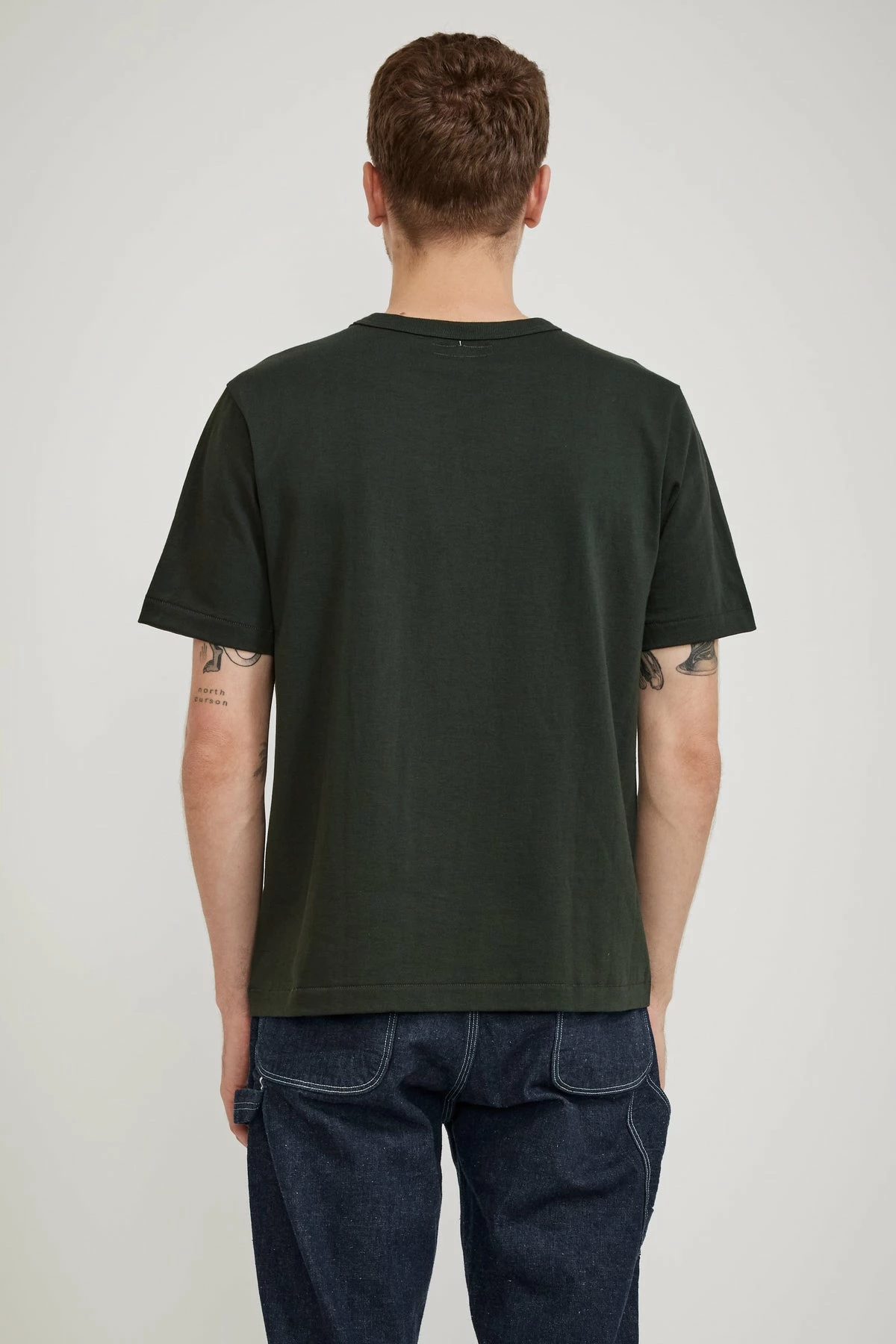 214 Loopwheeled Relaxed Tee Forest - Image 4