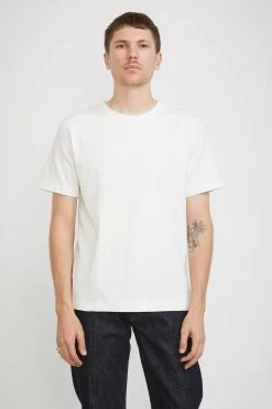 214 Loopwheeled Relaxed Tee White