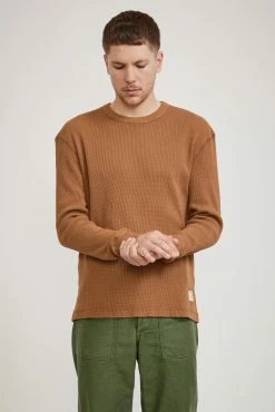 Relaxed L/S Waffle Amber