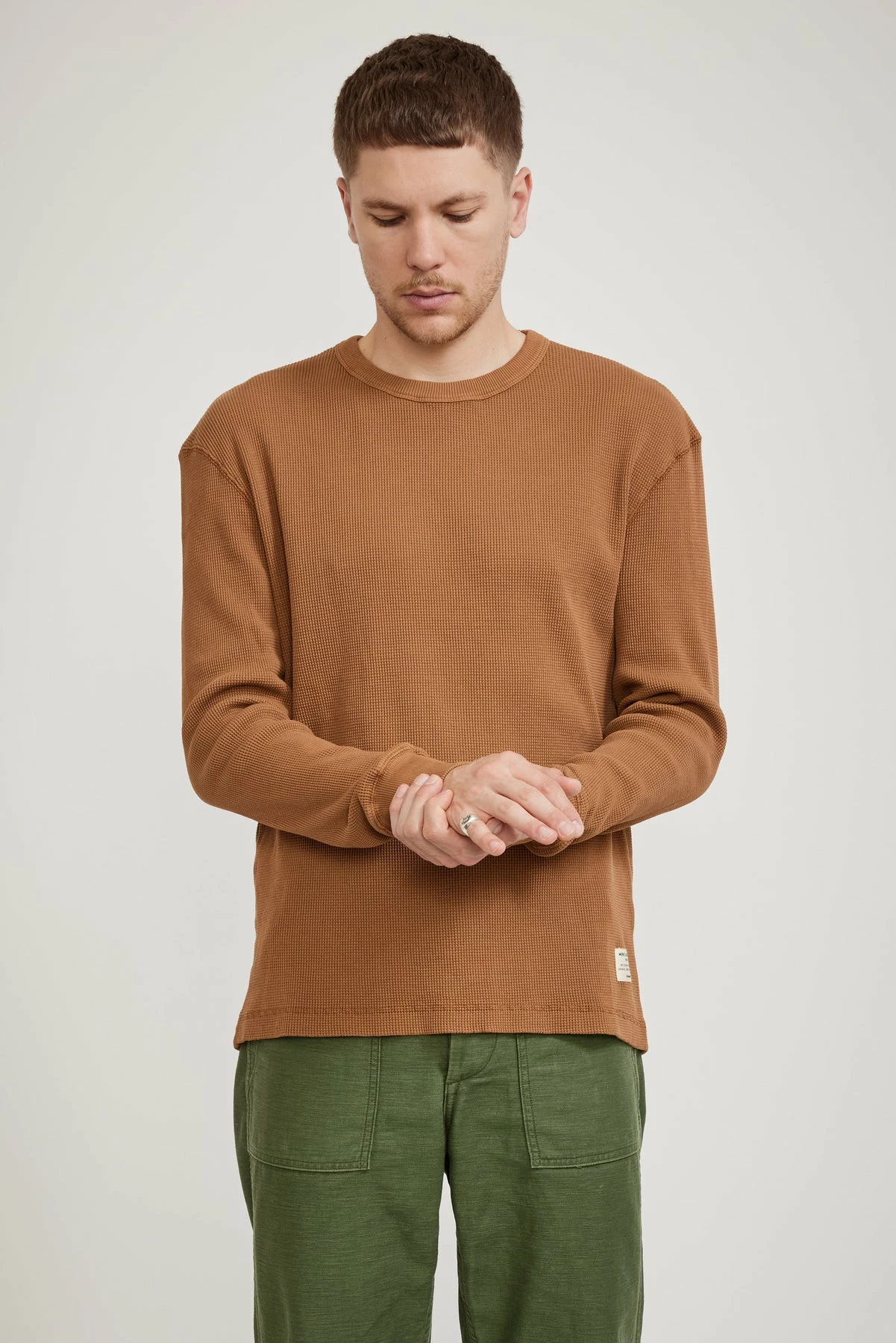 Relaxed L/S Waffle Amber