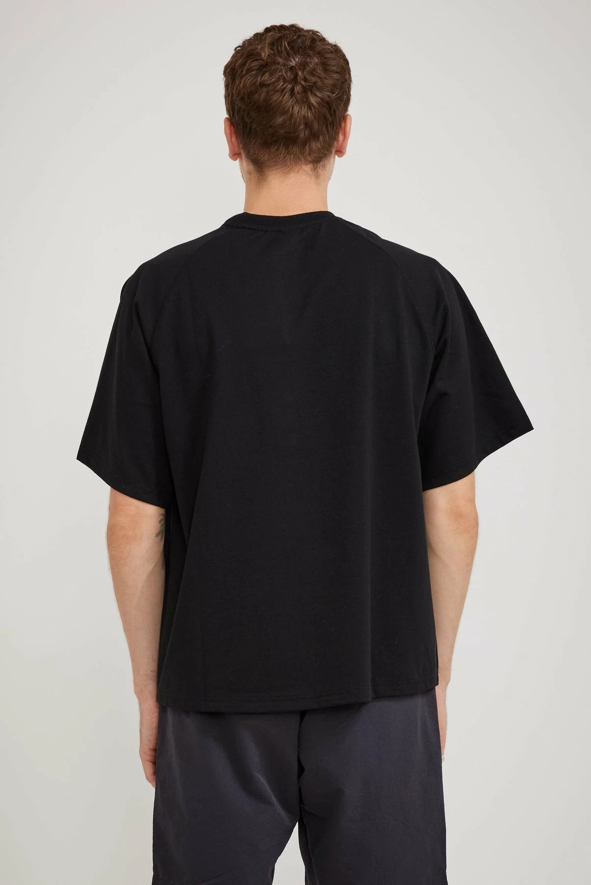 Eco Hybrid Loose Fit Contour Map Tee Black - Image 5