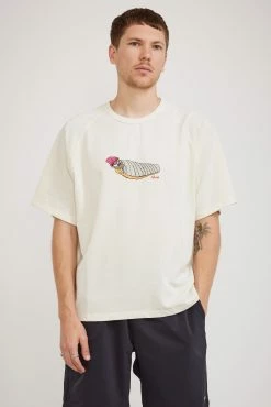 Nanga X Ushioda Hiroaki Sleeping Bag Tee White
