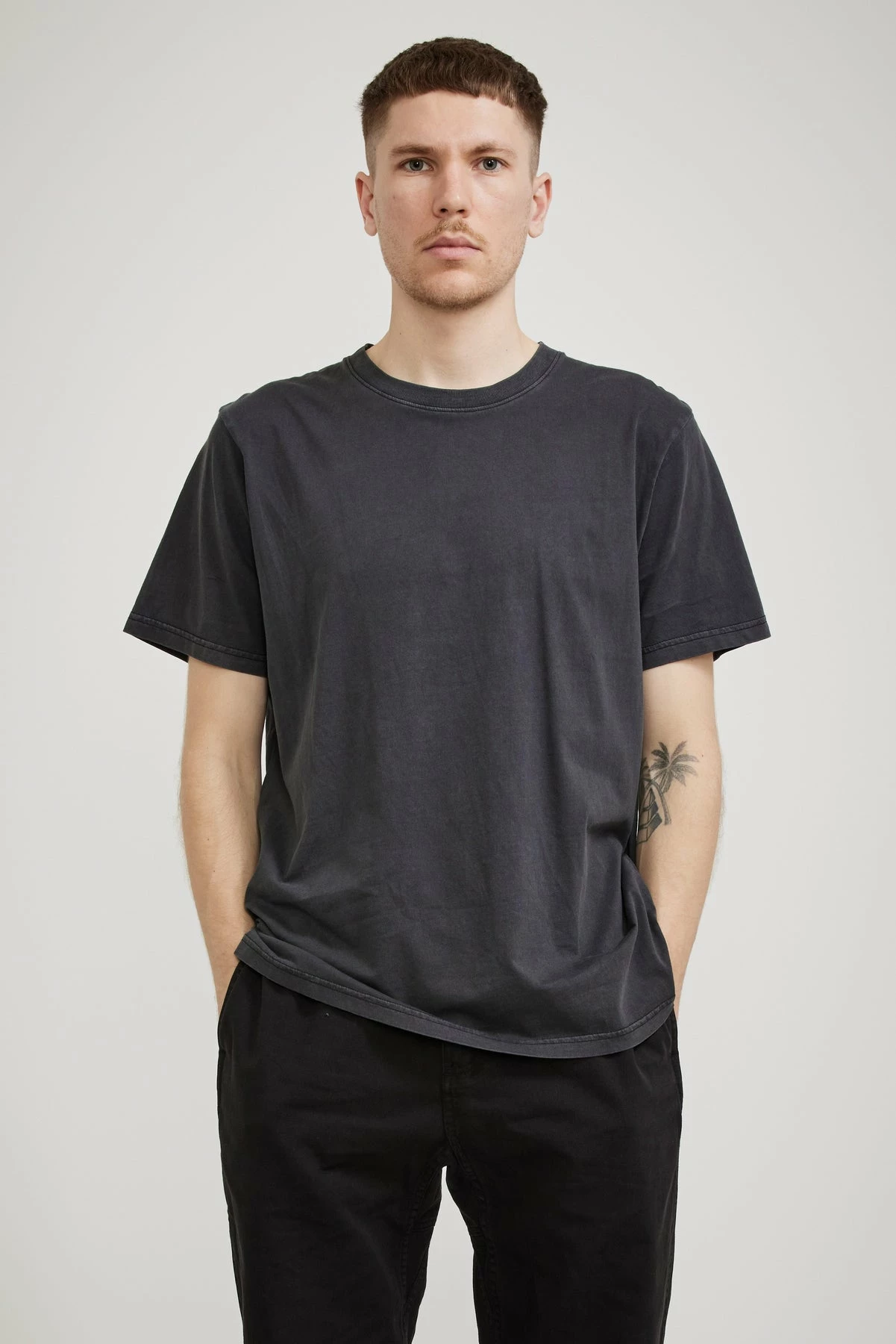 Organic Band Tee Black