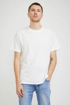 Organic Band Tee White
