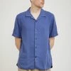 Miyagi S/S Shirt Washed Navy
