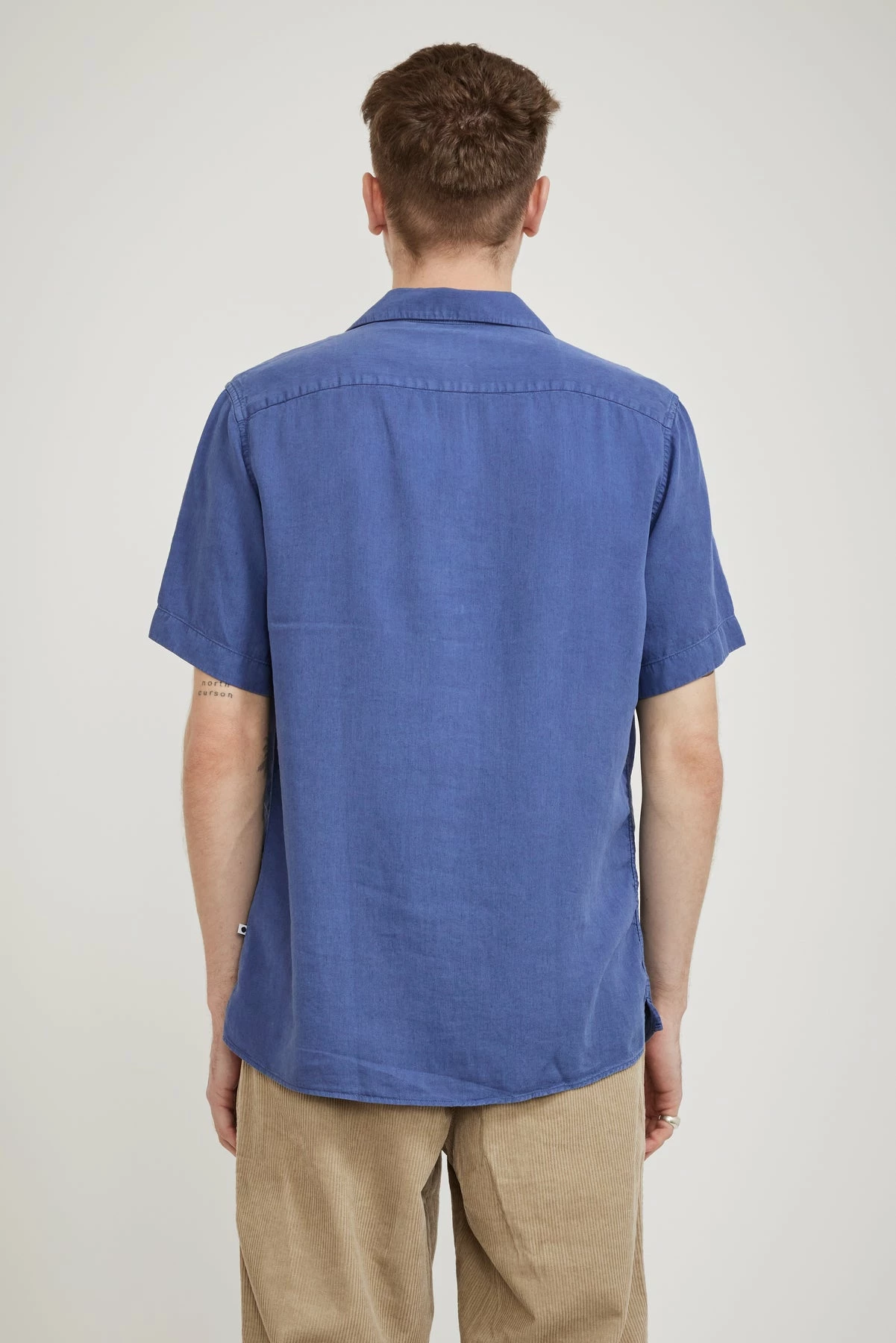 Miyagi S/S Shirt Washed Navy - Image 4