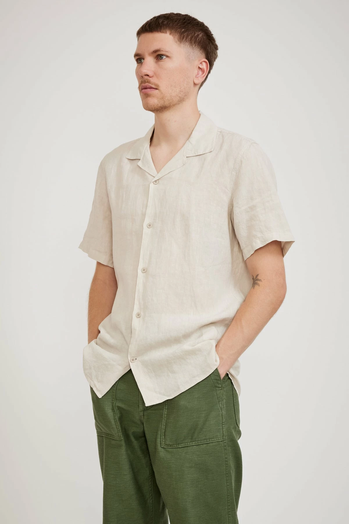 Miyagi S/S Shirt Oat