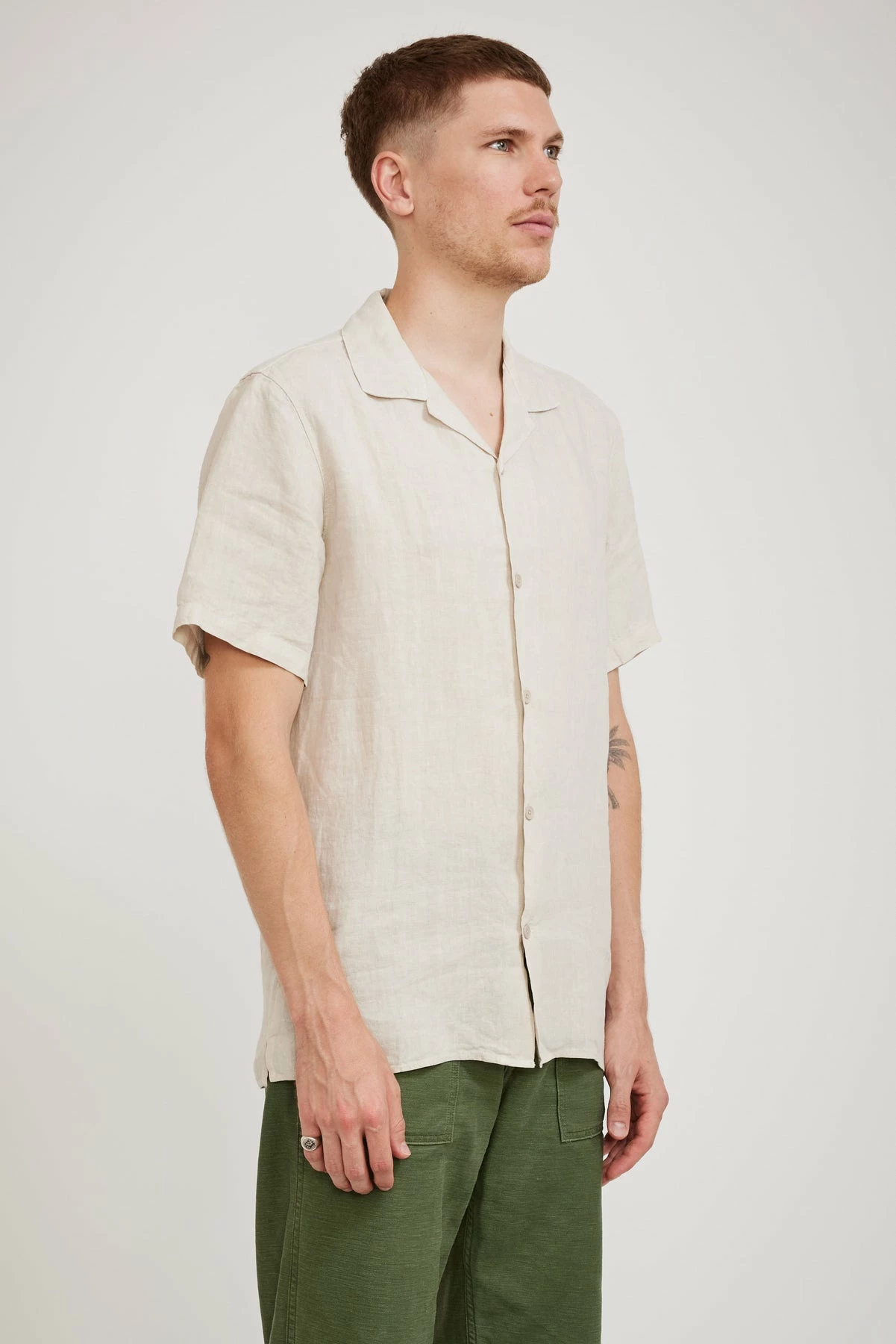 Miyagi S/S Shirt Oat - Image 3
