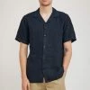 Miyagi S/S Shirt Navy Blue