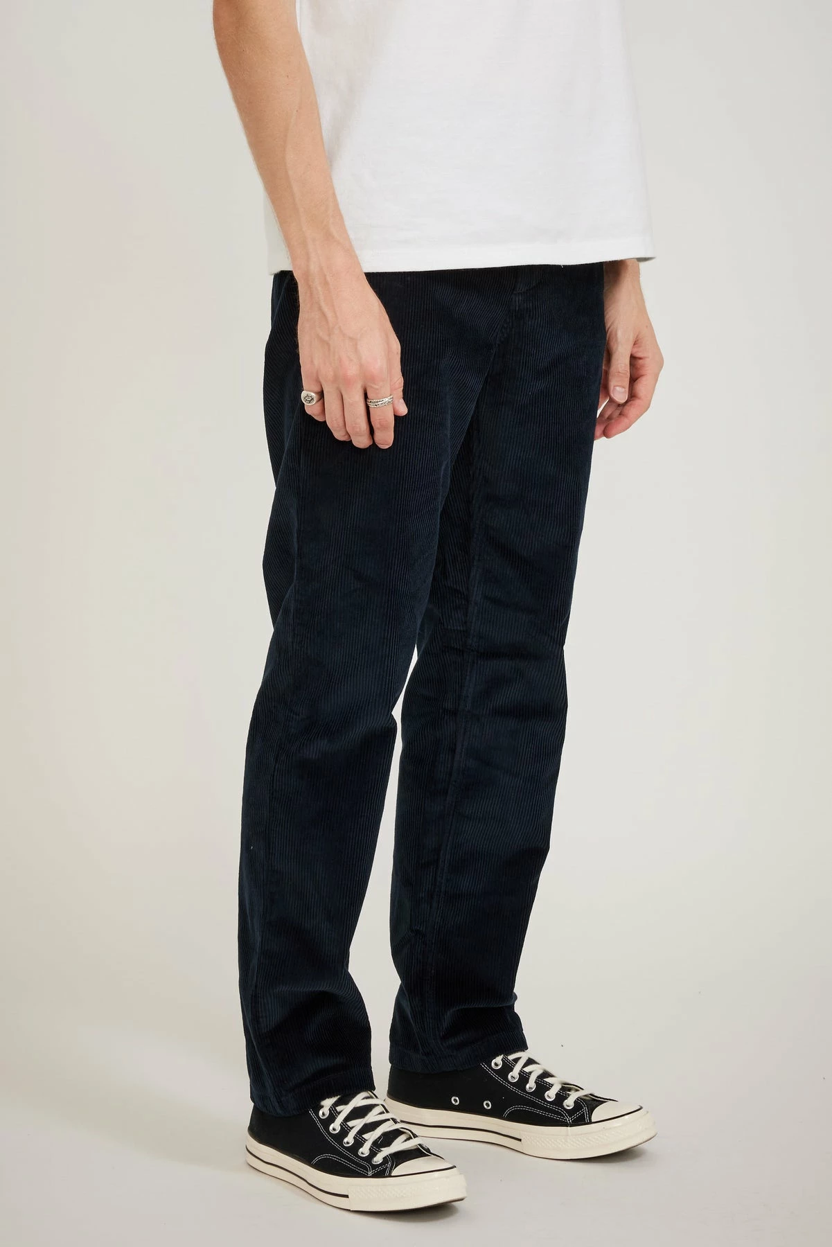 Aros Corduroy Pant Dark Navy - Image 3