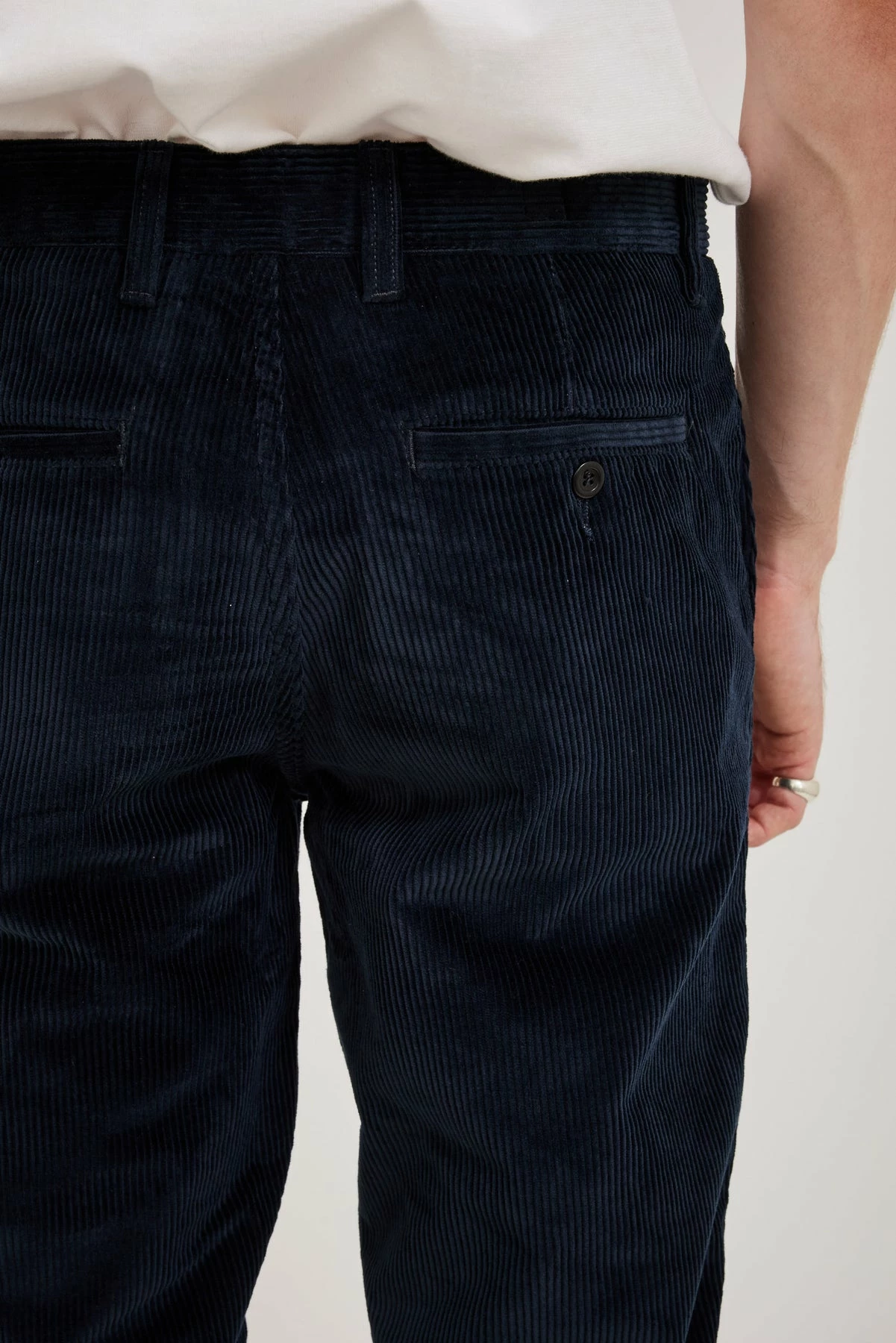 Aros Corduroy Pant Dark Navy - Image 6