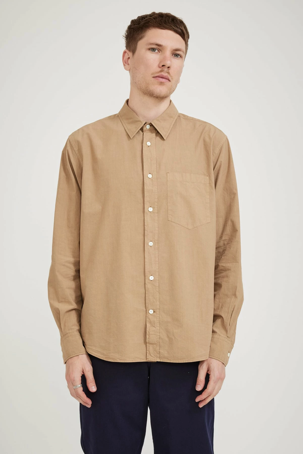 Algot Tencel Shirt Camel