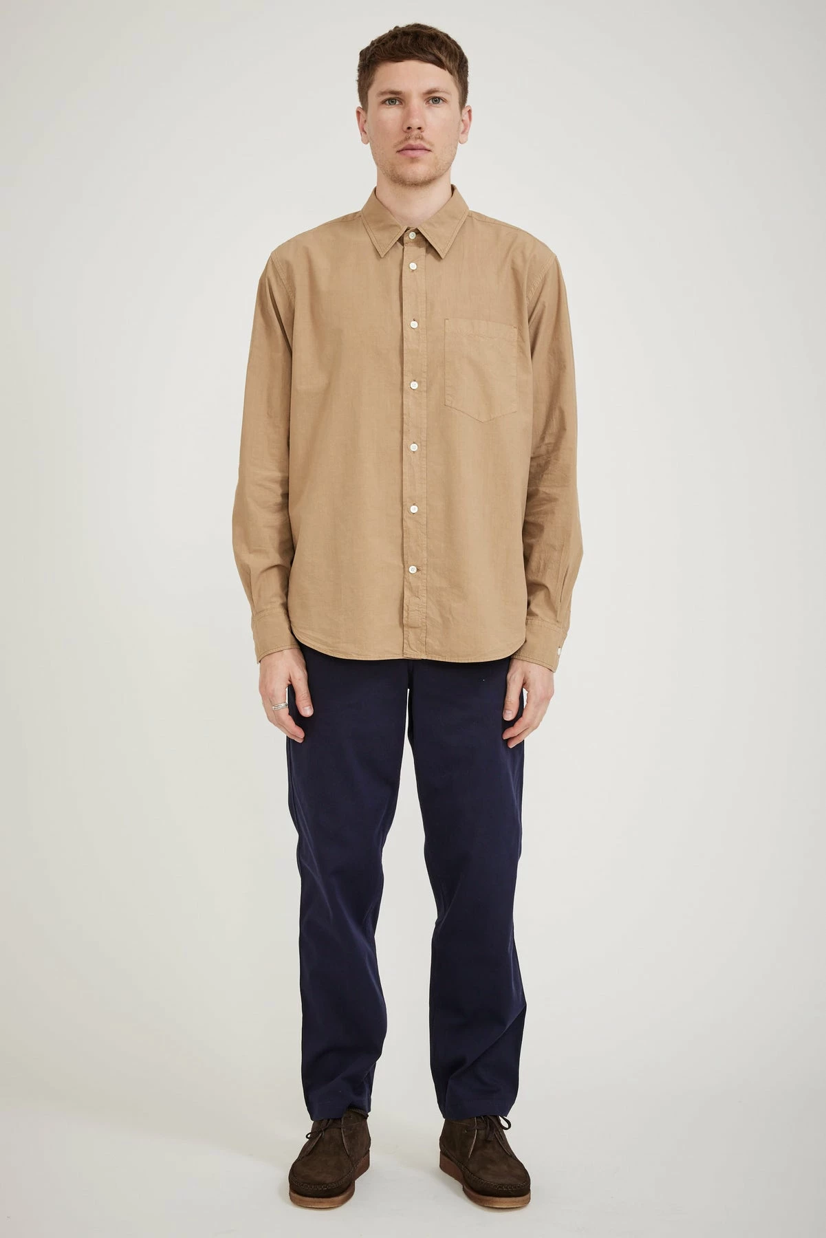 Algot Tencel Shirt Camel - Image 2