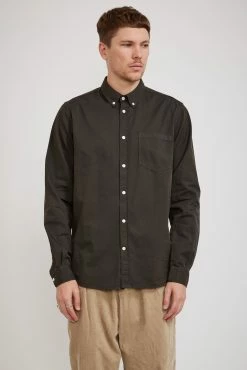 Anton Light Twill Shirt Beach Green