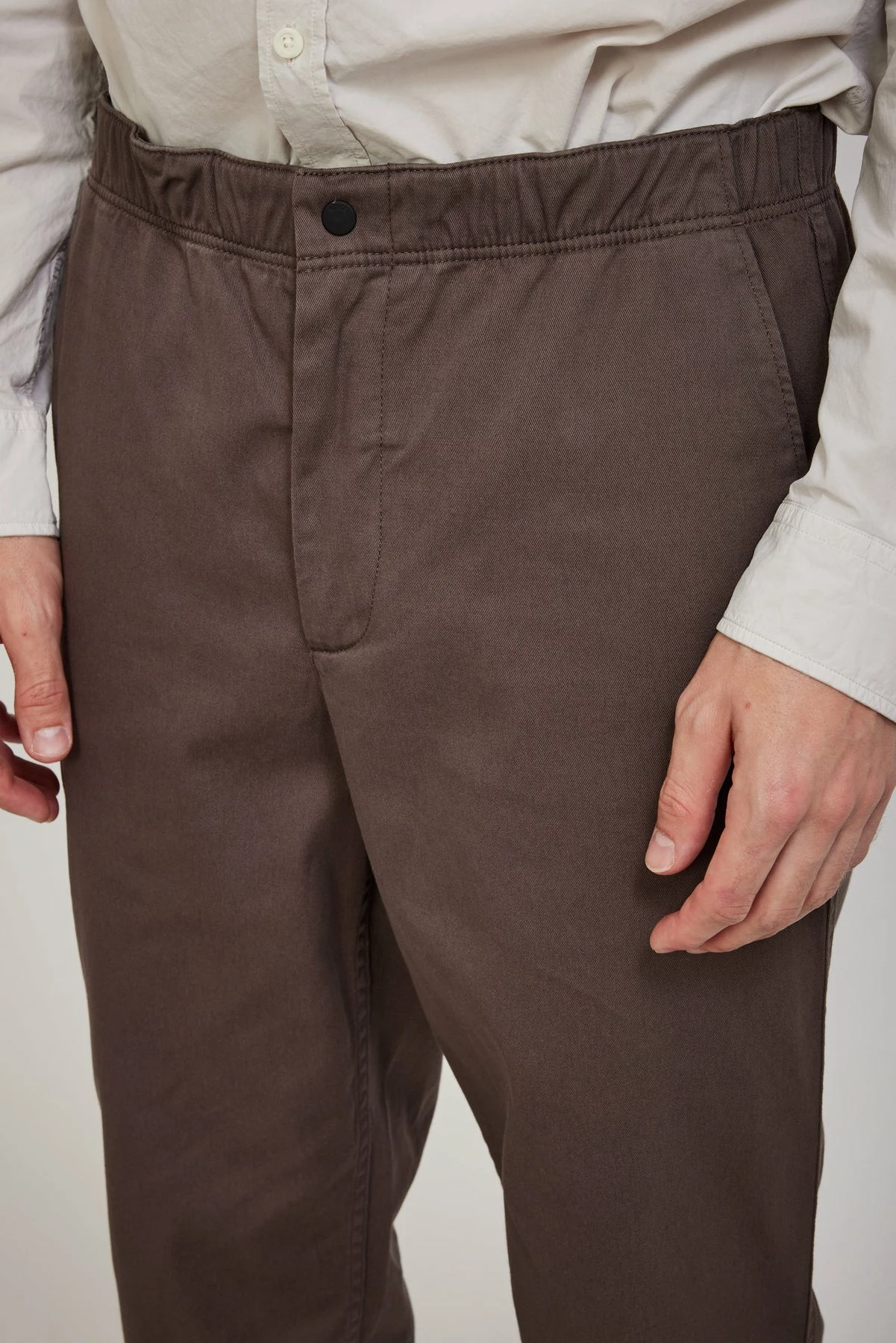 Ezra Light Stretch Pants Heathland Brown - Image 5