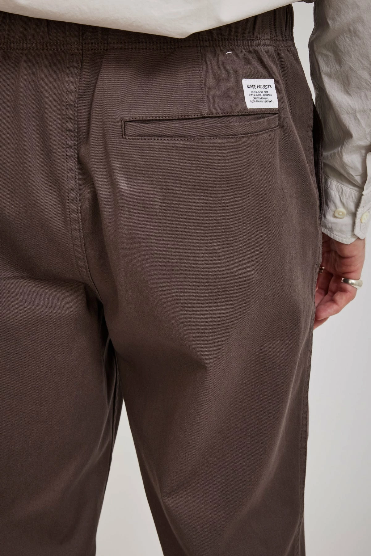Ezra Light Stretch Pants Heathland Brown - Image 6