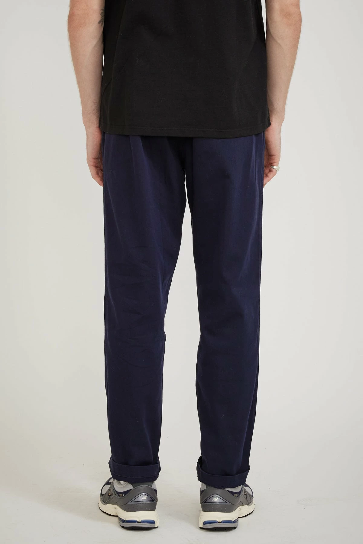 Ezra Light Stretch Pants Dark Navy - Image 4
