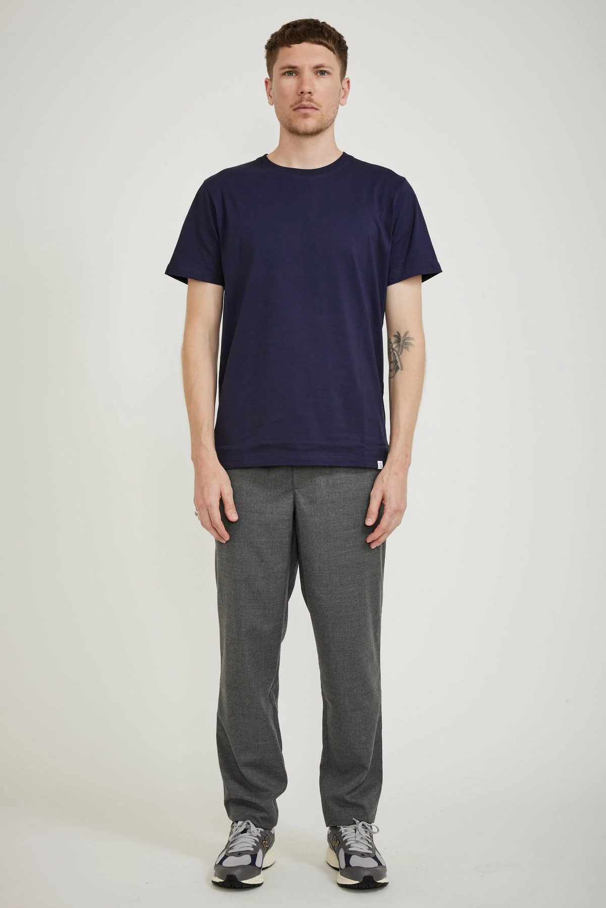 Niels Standard SS T-Shirt Dark Navy - Image 2