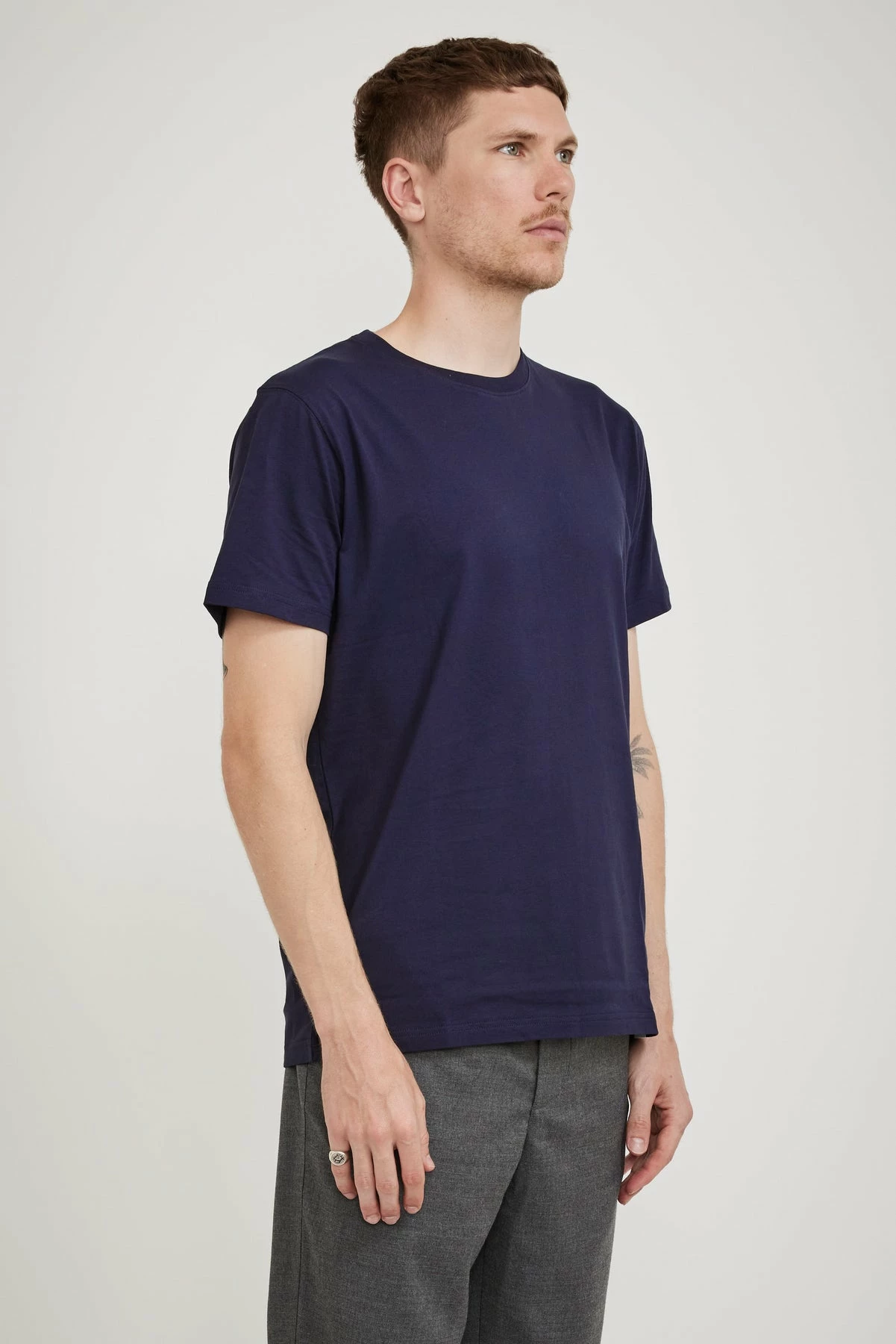 Niels Standard SS T-Shirt Dark Navy - Image 3