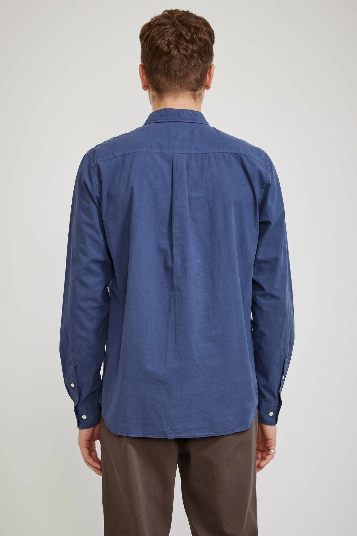 Osvald Tencel Shirt Calcite Blue - Image 4