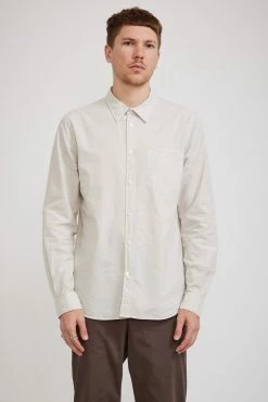 Osvald Tencel Shirt Marble White