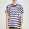Niels Classic Stripe SS T-Shirt Dark Navy