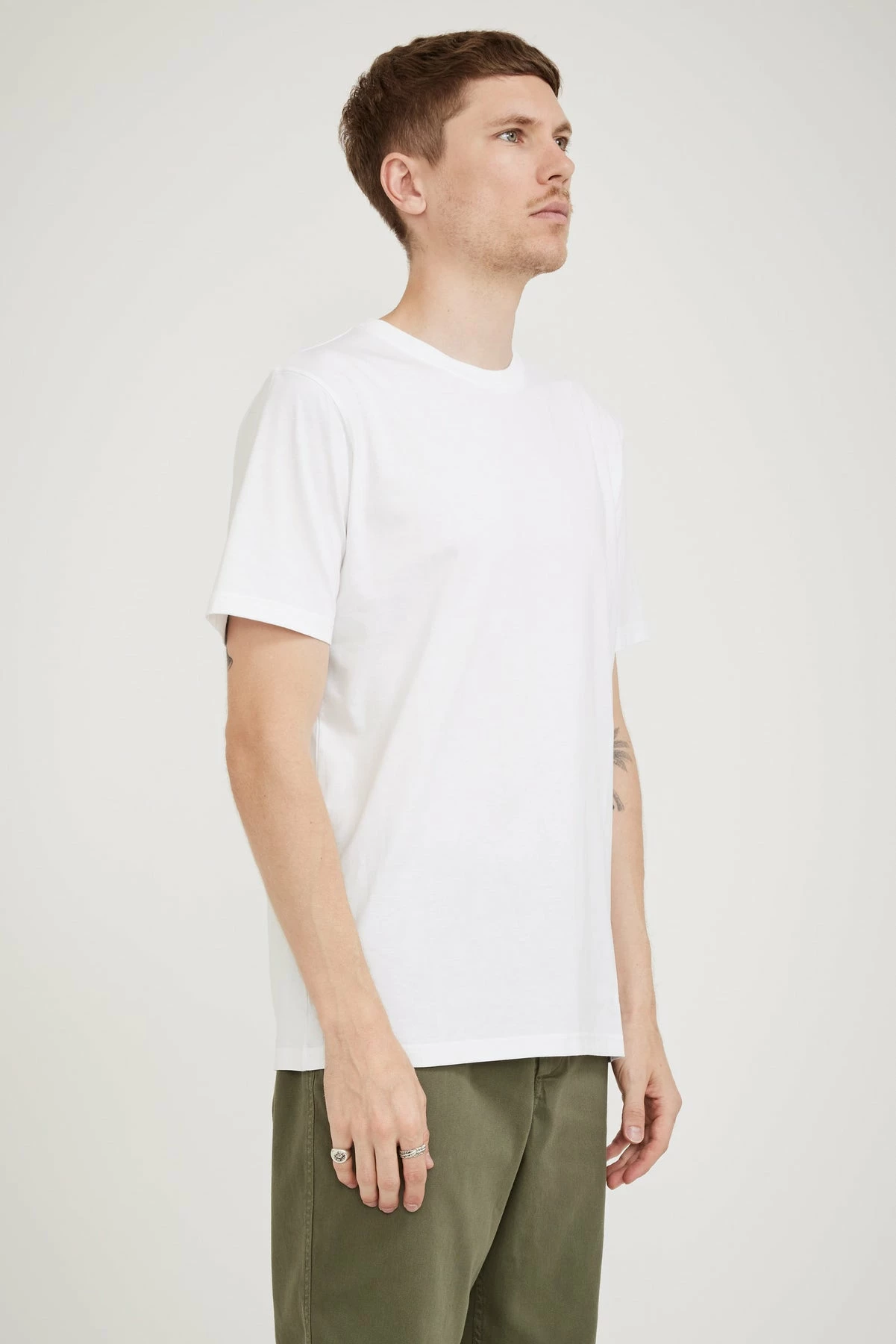 Niels Standard SS T-Shirt White - Image 3