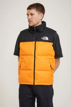96 Retro Nuptse Vest Cone Orange