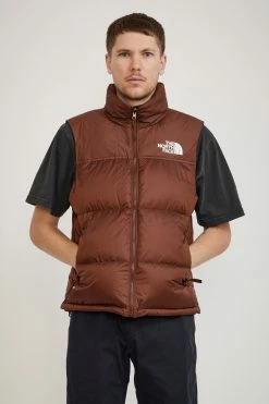 96 Retro Nuptse Vest Dark Oak