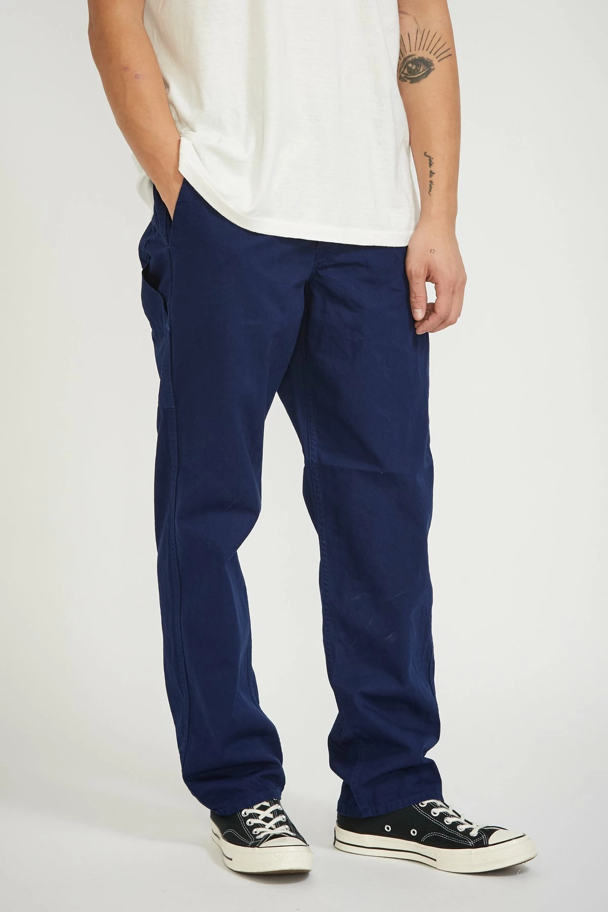 French Work Pants Blue