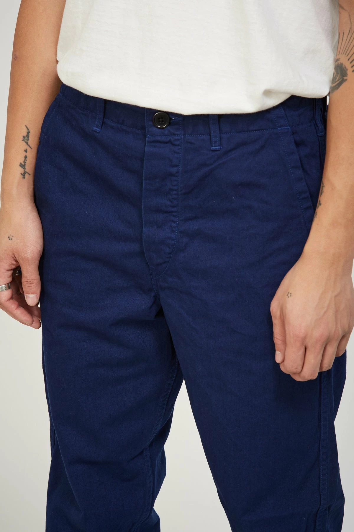 French Work Pants Blue - Image 5