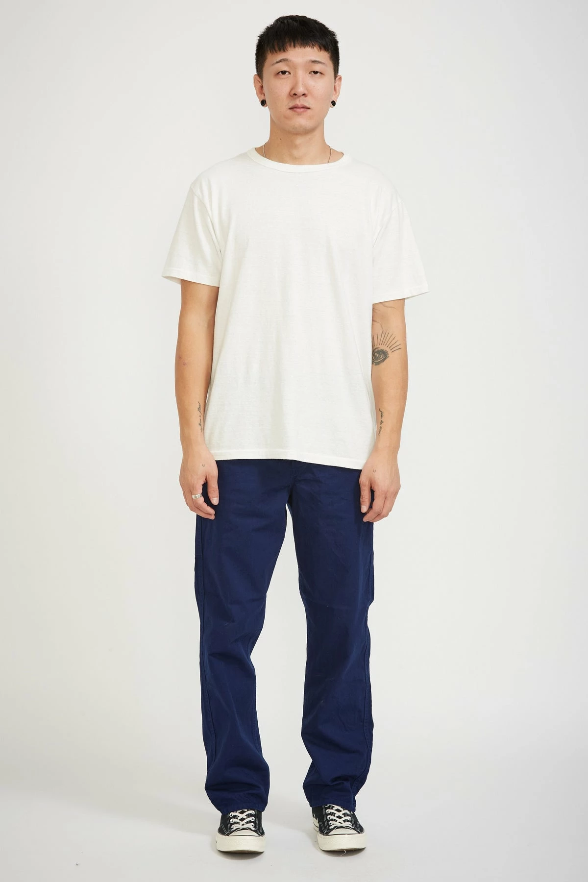 French Work Pants Blue - Image 2