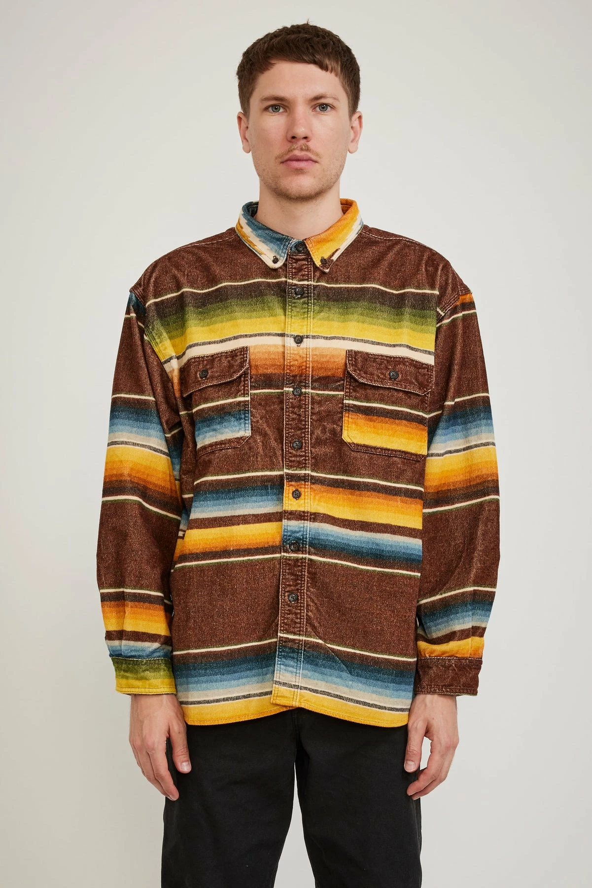 Loose Fit Rag Print Shirt - Image 2