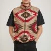 Navajo Boa Fleece Vest