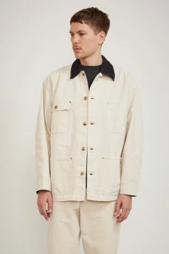 Loose Fit Oxford Coverall Ecru