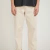 Two Tone Oxford Painter Pants Ecru