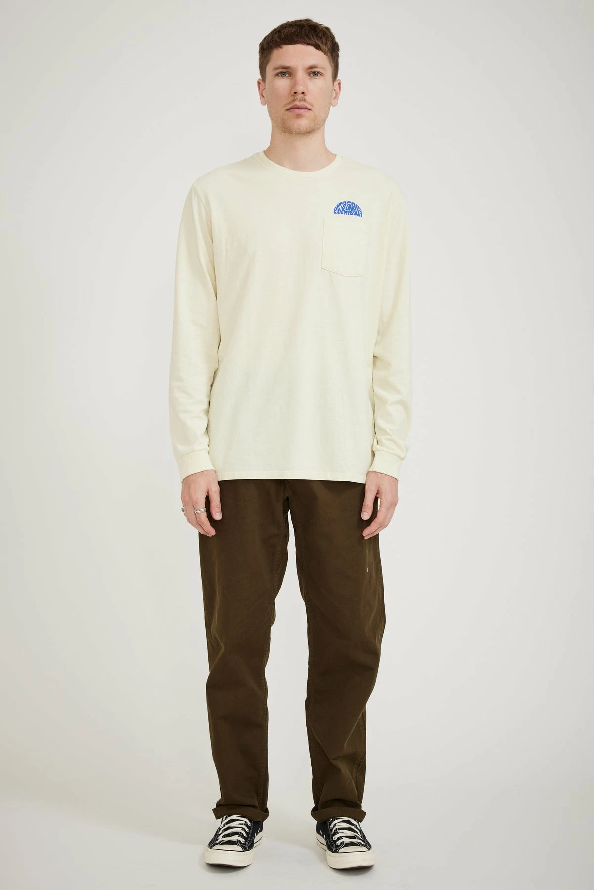 L/S Maintain Momentum Pocket Responsibili-Tee Birch White - Image 2