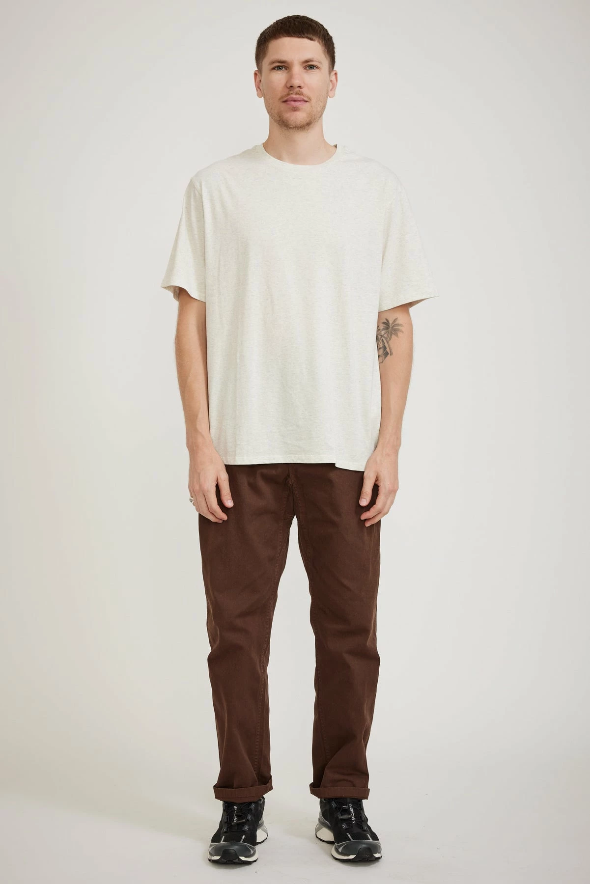 Road To Regenerative LW Tee Birch White