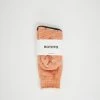 Double Face Crew Socks Orange