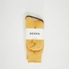 Double Face Crew Socks Yellow