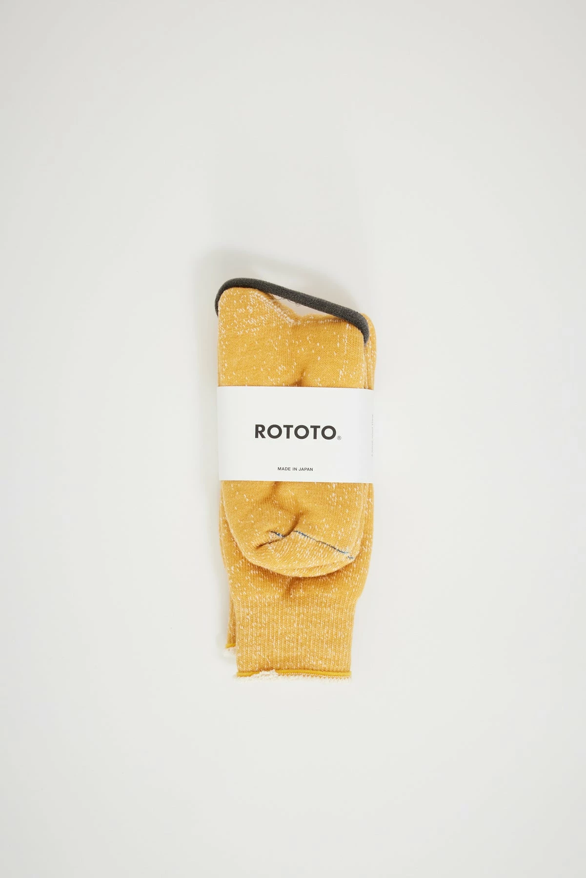 Double Face Crew Socks Yellow