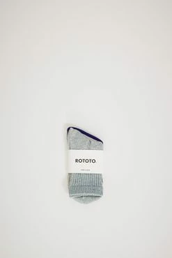 Double Face Mid Socks Light Blue