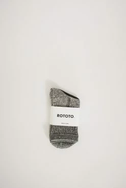 Double Face Mid Socks Charcoal