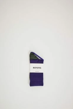 Hybrid Crew Socks Navy/Dark Green